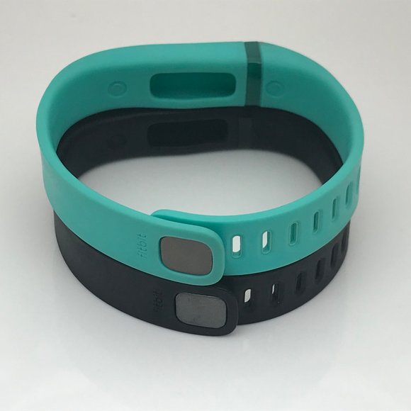Fitbit Flex Replacement Band Lot of 2 Black Green - Picture 4 of 8